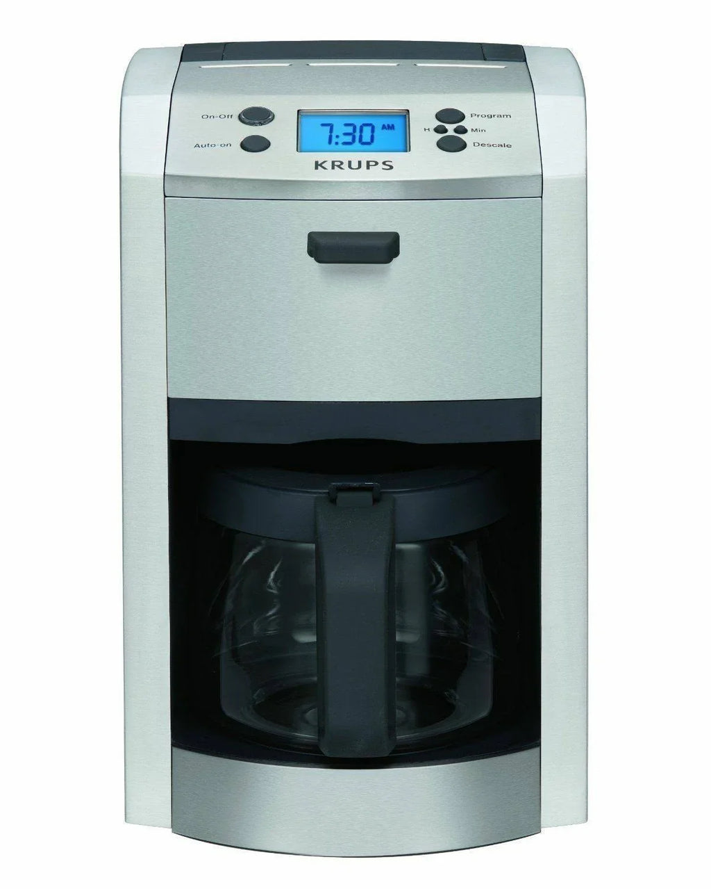 Krups KM8105 12-Cup Die-Cast Programmable Coffee Maker with Stainless