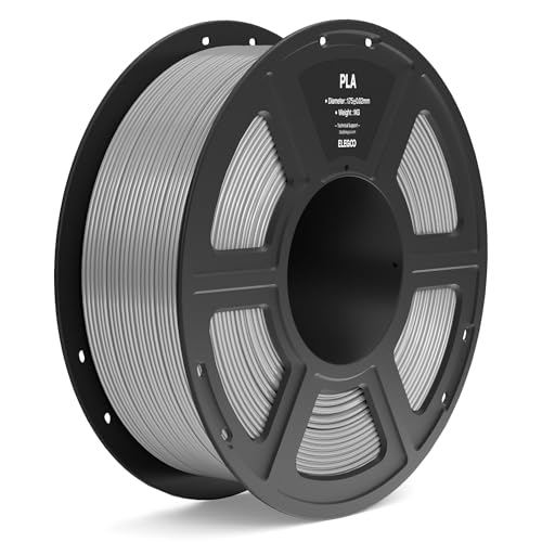 ELEGOO PLA Filament 1.75mm Bundle 4KG, 3D Printer Filament Dimensional Accuracy +/- 0.02mm, 4pcs 1kg Spool(2.2lbs) Fit Most FDM 3D Printers (Black, White, Dark Blue, True Red)