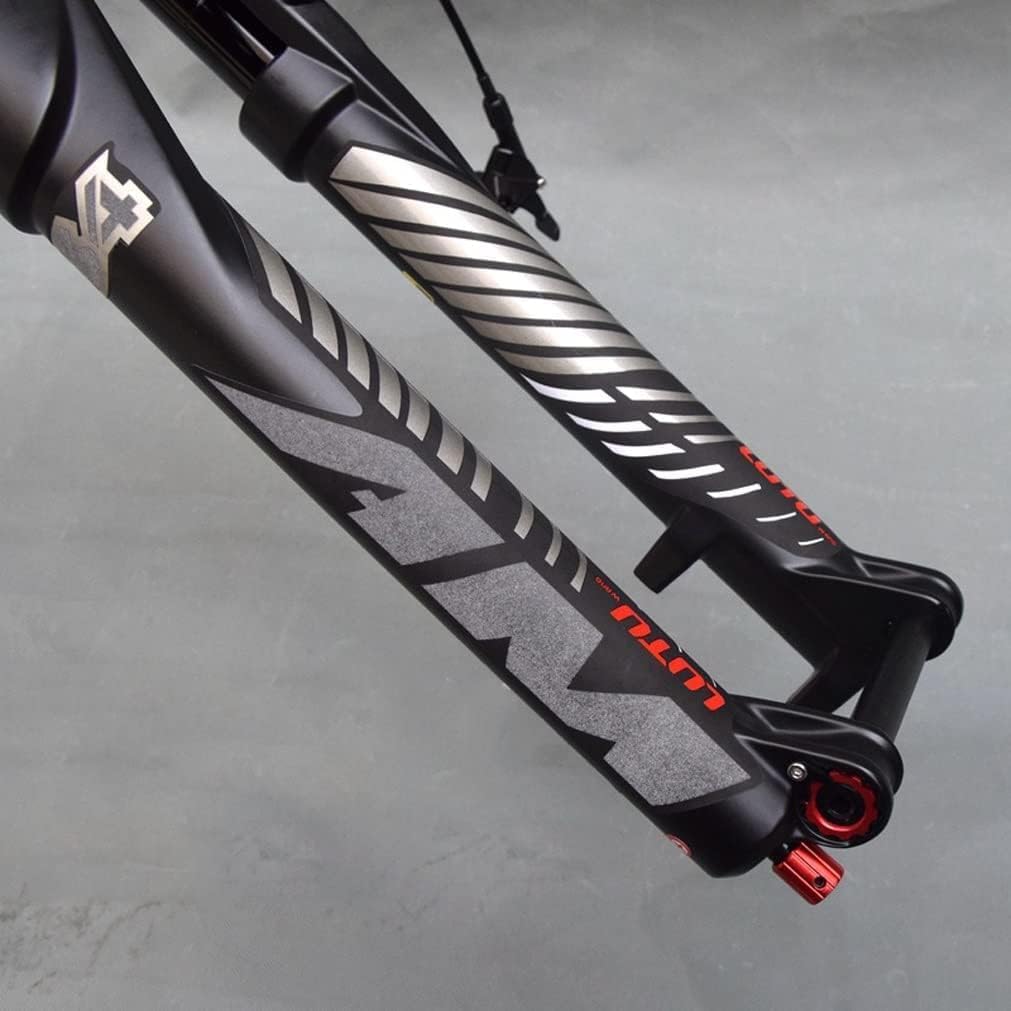 AMeLL 27.5/29 Inch DH MTB Fork 120mm Travel, 1-1/2 Tapered Mountain Bike Suspension Fork (Color : Remote, Size : 27.5'')