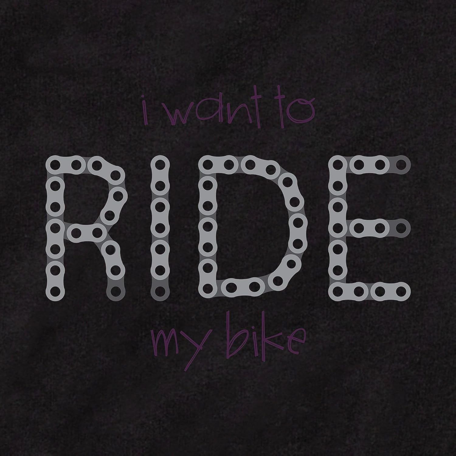 CafePress I Want To Ride My Bike Infant Bodysuit Baby Romper Dark