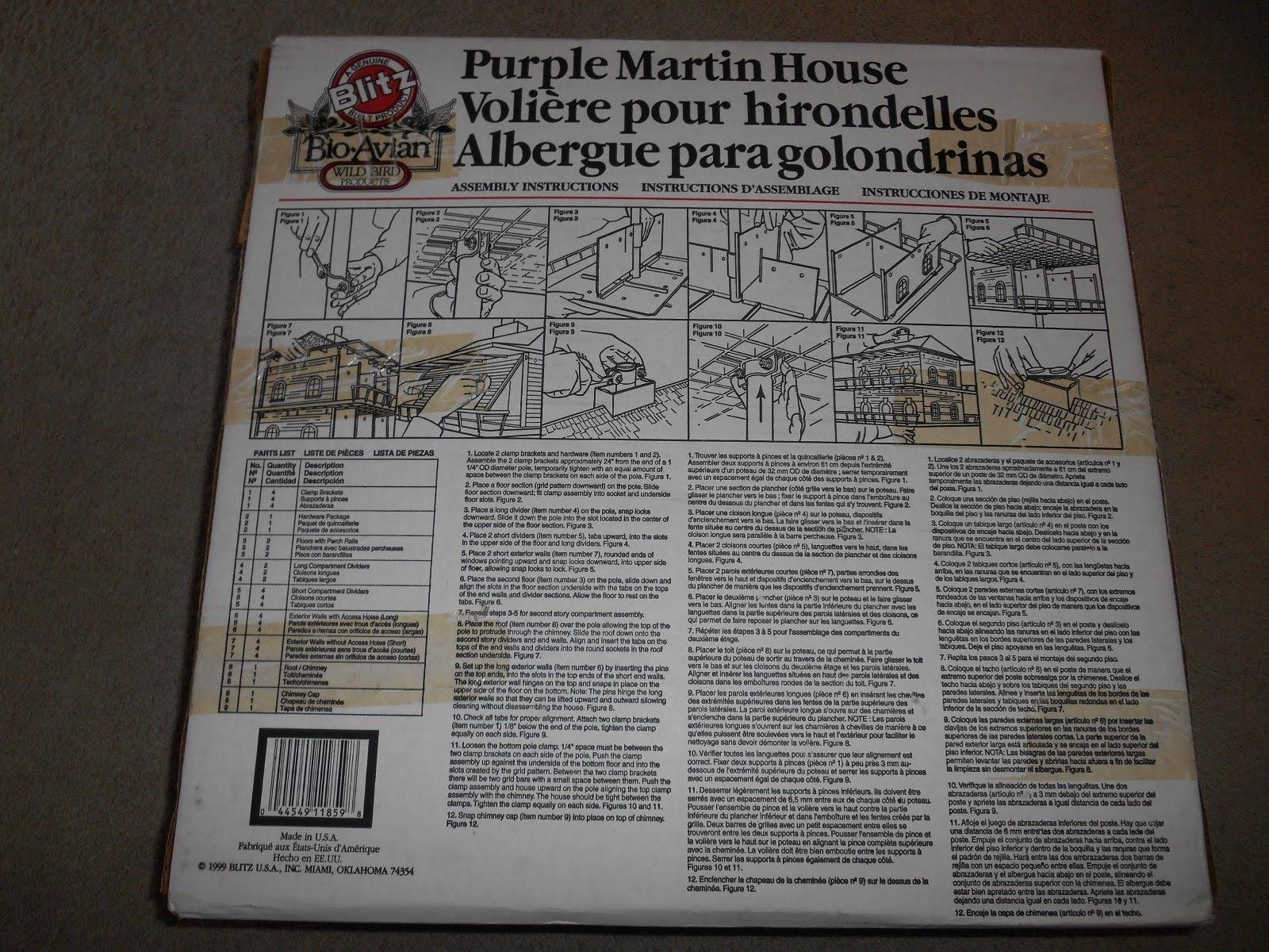 Bergan Purple Martin House