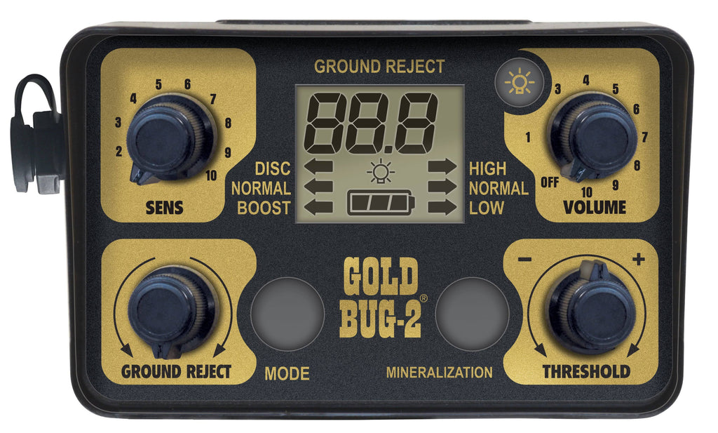 Fisher Gold Bug 2 Metal Detector with 6.5x22 Search Coil GB2-6