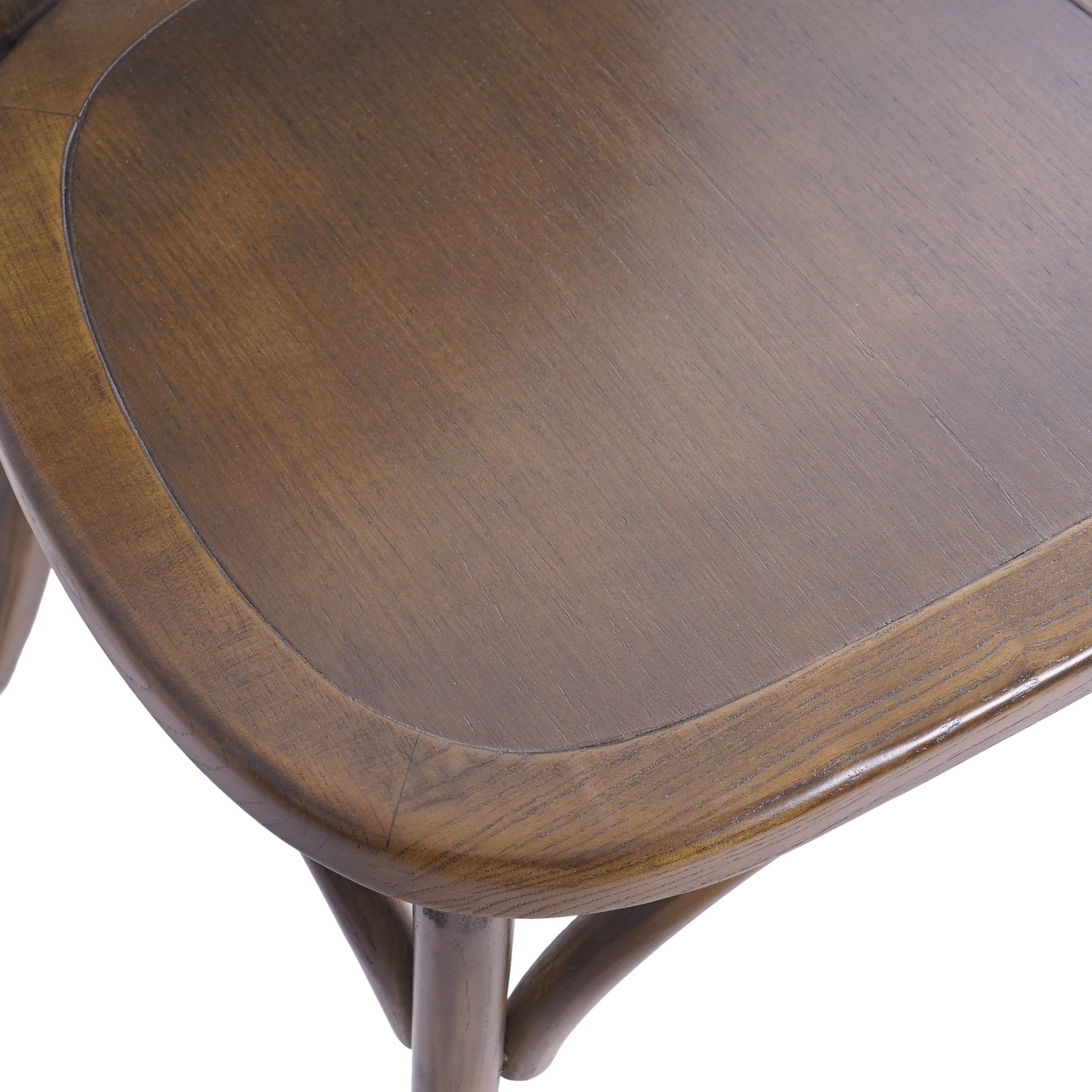 GDF Studio Ruhan Wooded Cane Back Dining Chair (Set of 2) Brown