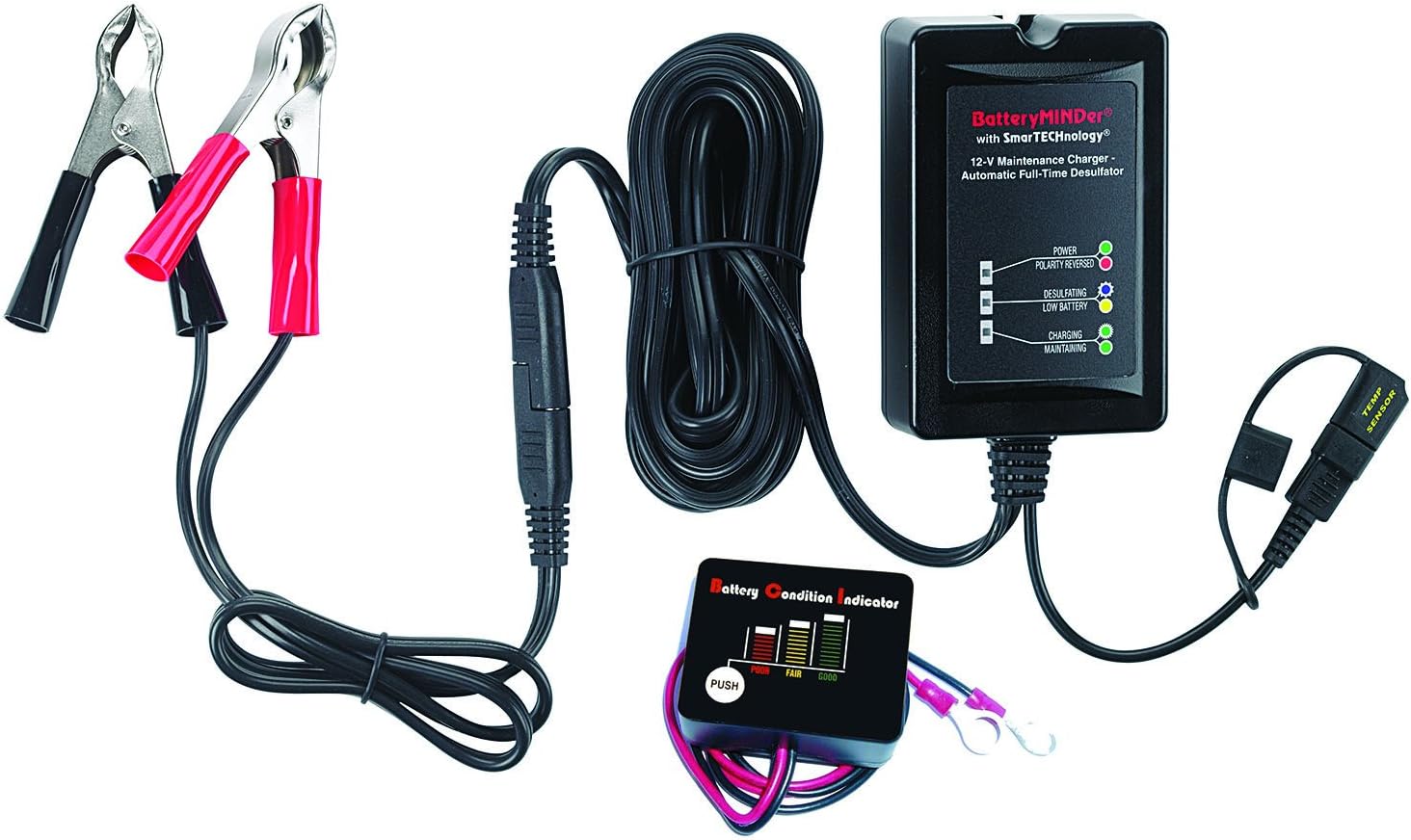 BatteryMINDer 1510: 12 Volt-1.5 Amp Battery Charger, Battery Maintainer, and Battery Desulfator – Designed for Cars, Trucks, Motorcycles, ATV, Boats, RV