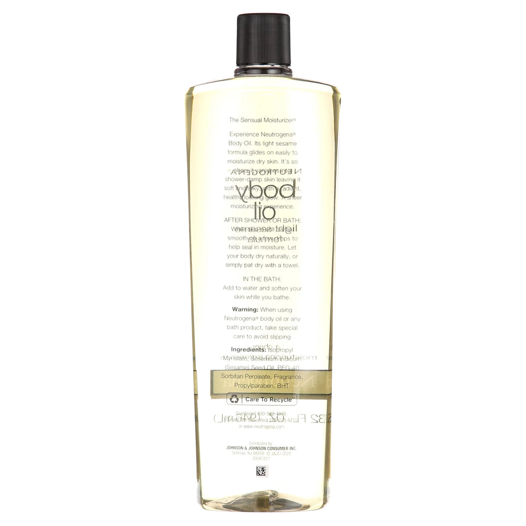 Neutrogena Body Oil, Light Sesame Formula (32 Fluid Ounce)