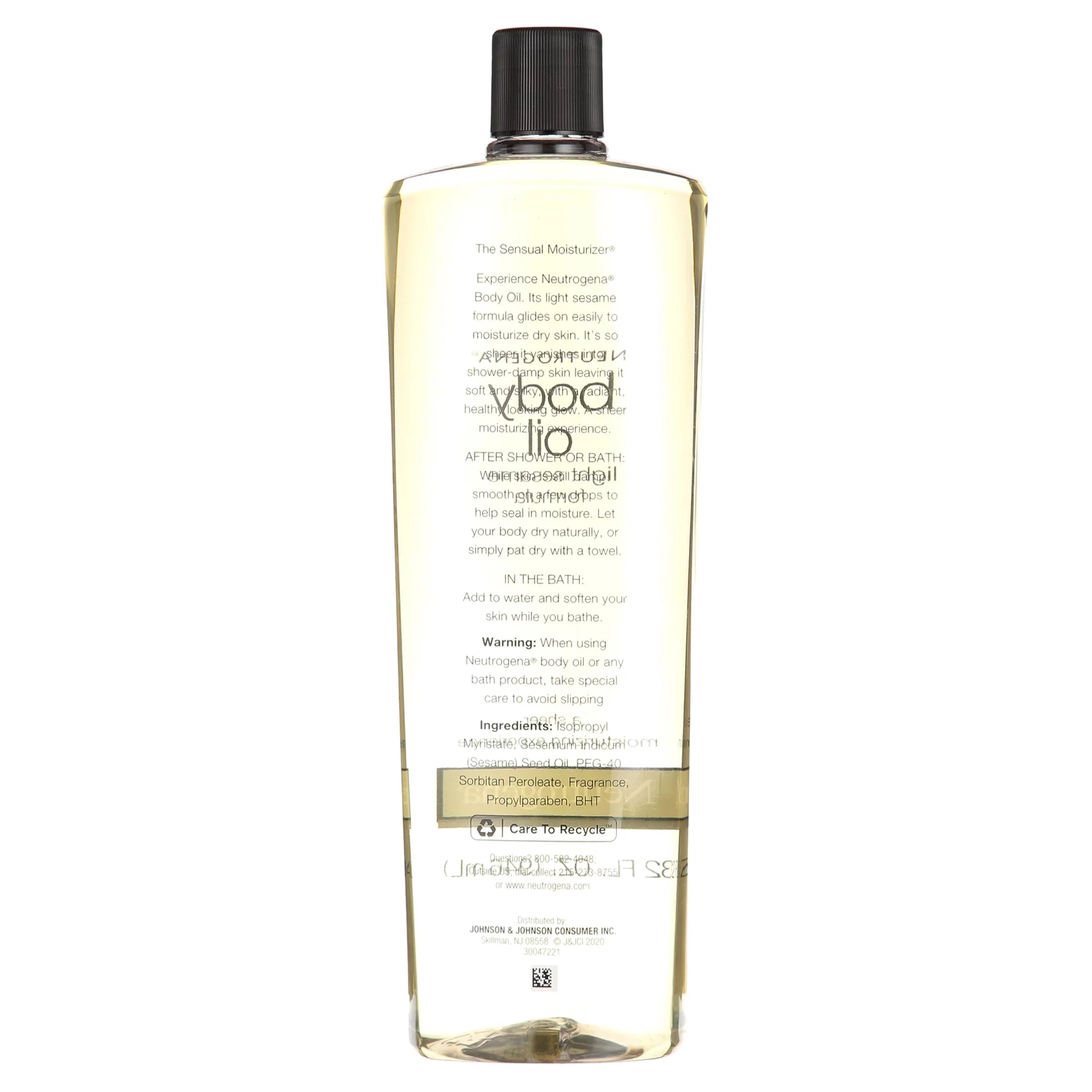 Neutrogena Body Oil, Light Sesame Formula (32 Fluid Ounce)