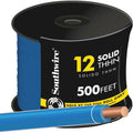 Southwire 500' 12sol Blu THHN Wire 11590758