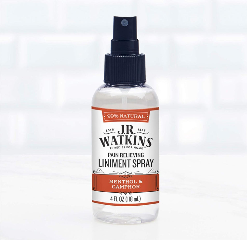 J.R. Watkins Liniment Spray – Original Pain Relieving Misting Spray – Soothes Arthritis Aches & Pains – Fast Acting Muscle Reliever, 4 fl oz (6 Pack)