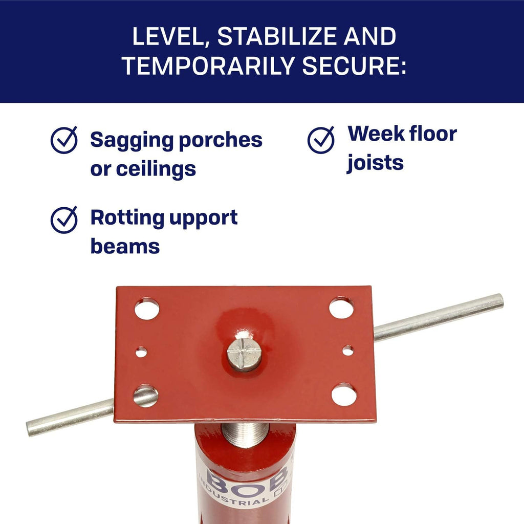 BISupply Basement Floor Jacks – 150in Adjustable House Jacks for Leveling, Basement Jack Post Floor Joist Jacks