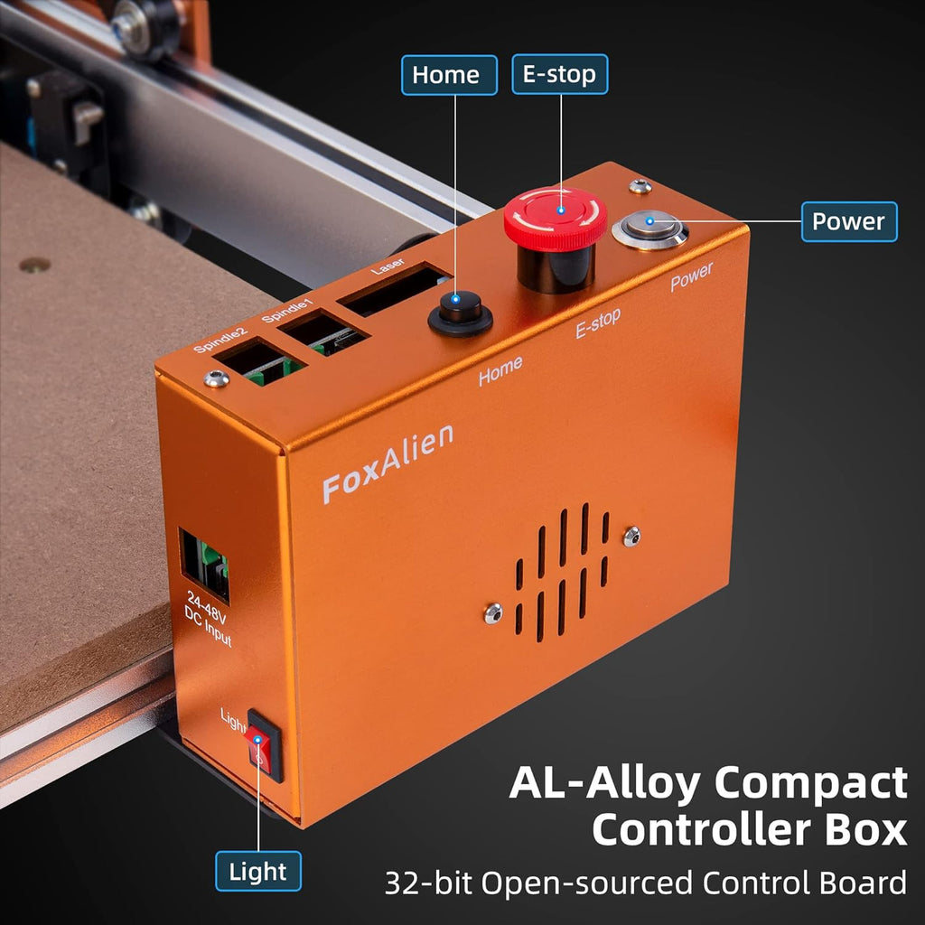 FoxAlien Masuter Pro 3-Axis CNC Router for Wood & Acrylic