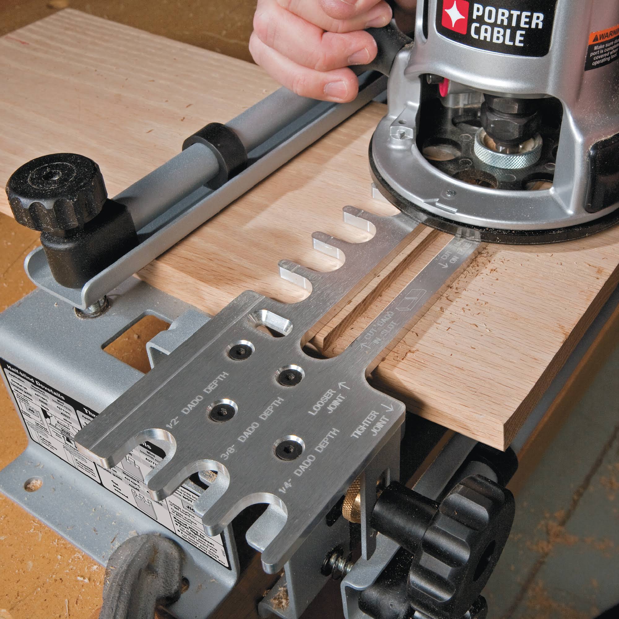 Porter-Cable 4216 12 in. Deluxe Dovetail Jig Combination Kit