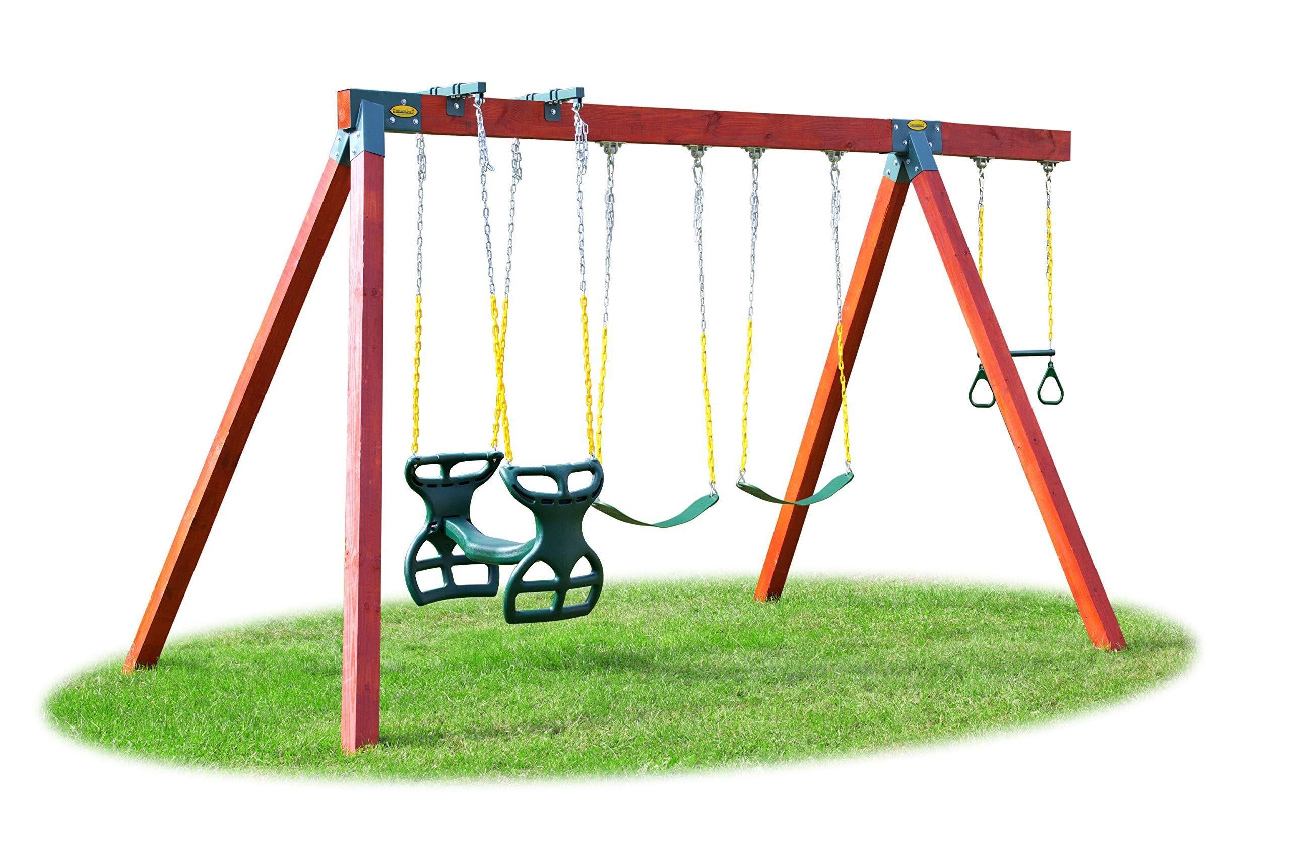 Eastern Jungle Gym Easy 1-2-3 90° A-Frame Swing Set Bracket Heavy Duty for EZ, Simple Install - DIY Swing Set Parts