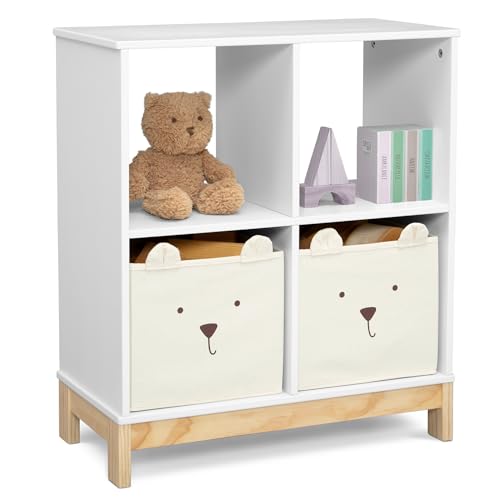 GAP babyGap Tate 4-in-1 Convertible Crib - Greenguard Gold Certified, Bianca White/Natural