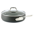 All-Clad E7853364 HA1 Hard Anodized Nonstick Dishwasher Safe PFOA Free Saute Pan Cookware, 4-Quart, Black