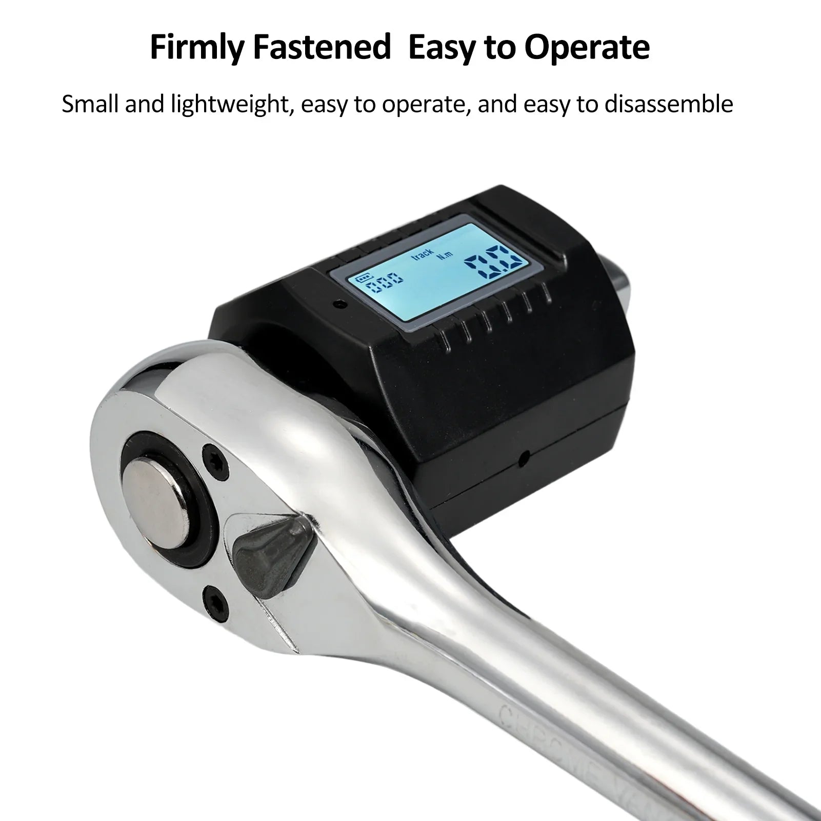 Dcenta ENT 30 Digital Torque Meter Set, 1/2'' Drive Torque Gauge with Ratchet Wrench, High Accuracy and Four Torque Units for Wide Applications Perfect for Precision Assembly