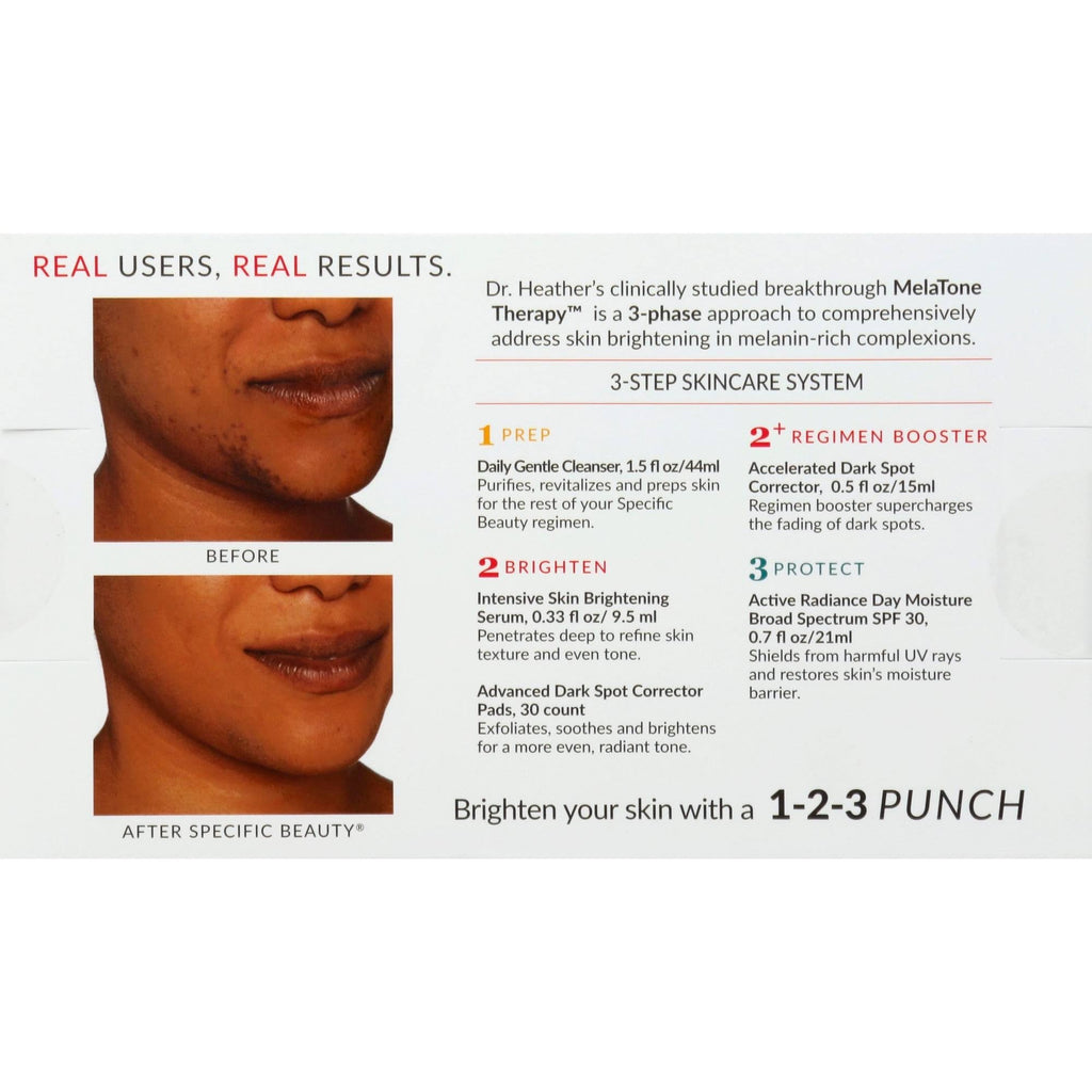 Specific Beauty Daily Brightening Skincare Essentials Kit - 5ct