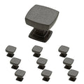 franklin brass p29542k-si-b soft iron webber kitchen cabinet hardware knob with 1-1/8-inch diameter, 10 pack