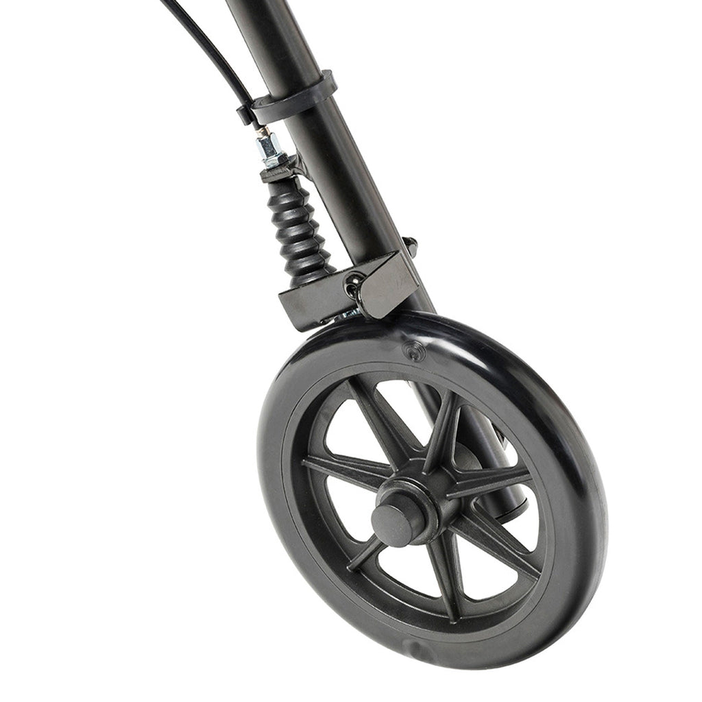 Drive Medical Adjustable Height Aluminum Frame Rollator with 6 Inch Casters, Red💝 Last Day For Clearance