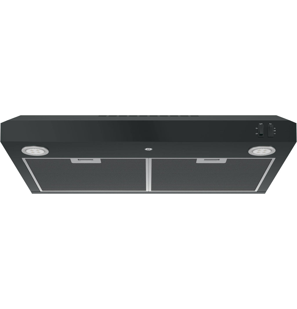 GE JVX5305DJBB 30x22 Under The Cabinet Range Hood - Black
