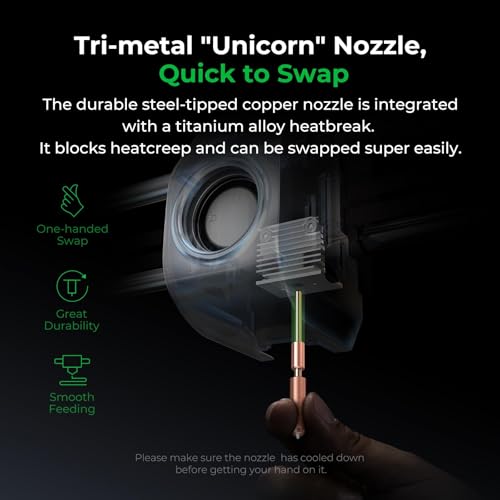 Creality K1C 3D Printer, 600mm/s High-Speed Auto Leveling Clog-Free Robust Direct Extruder K1 SE Upgraded 3D Printer with AI Camera 300°C Printing Silent Mode Support Carbon Fiber Filaments
