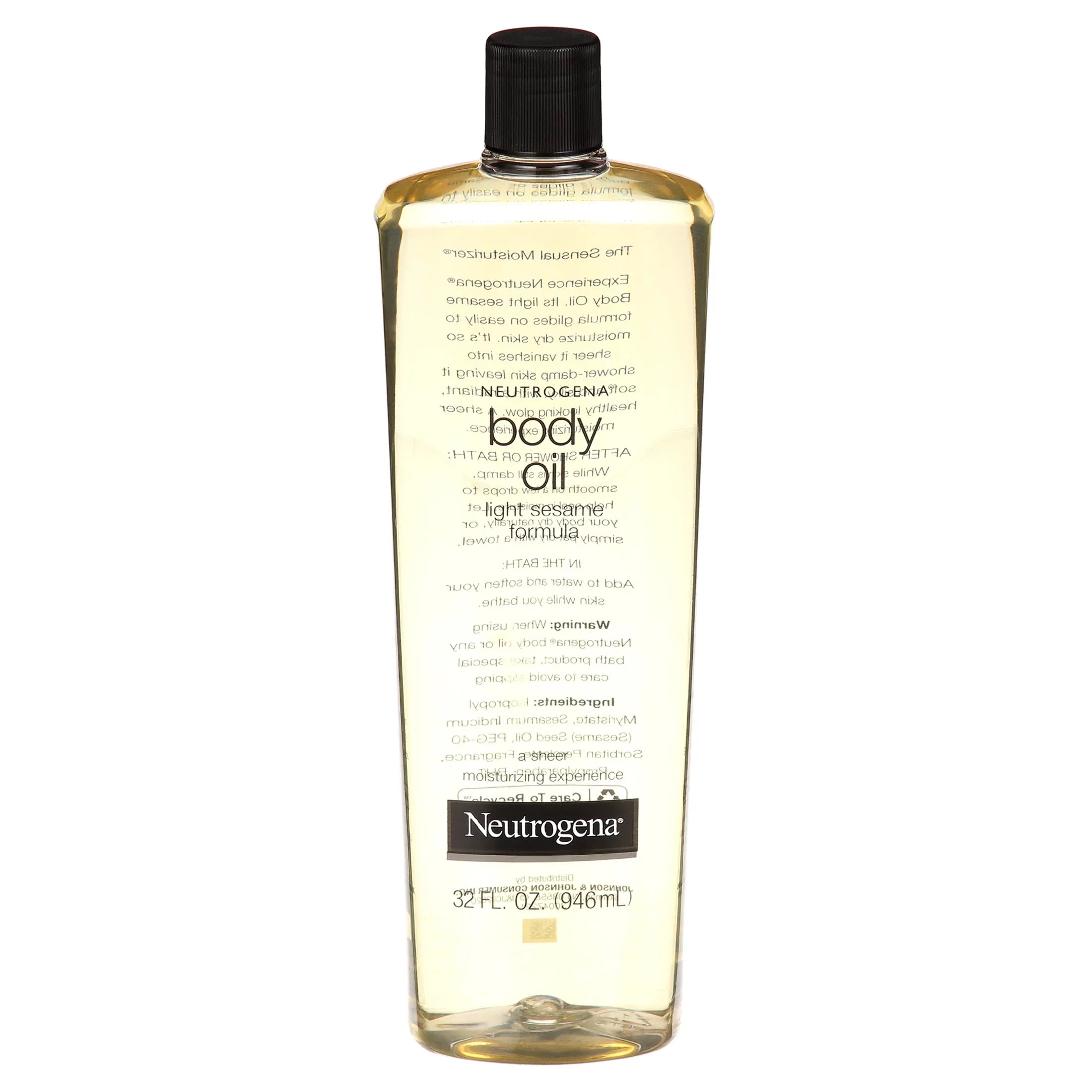 Neutrogena Body Oil, Light Sesame Formula (32 Fluid Ounce)