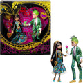 Monster High Cleo De Nile and Deuce Gorgon Collectible Dolls, Howliday Love Edition 2-Pack