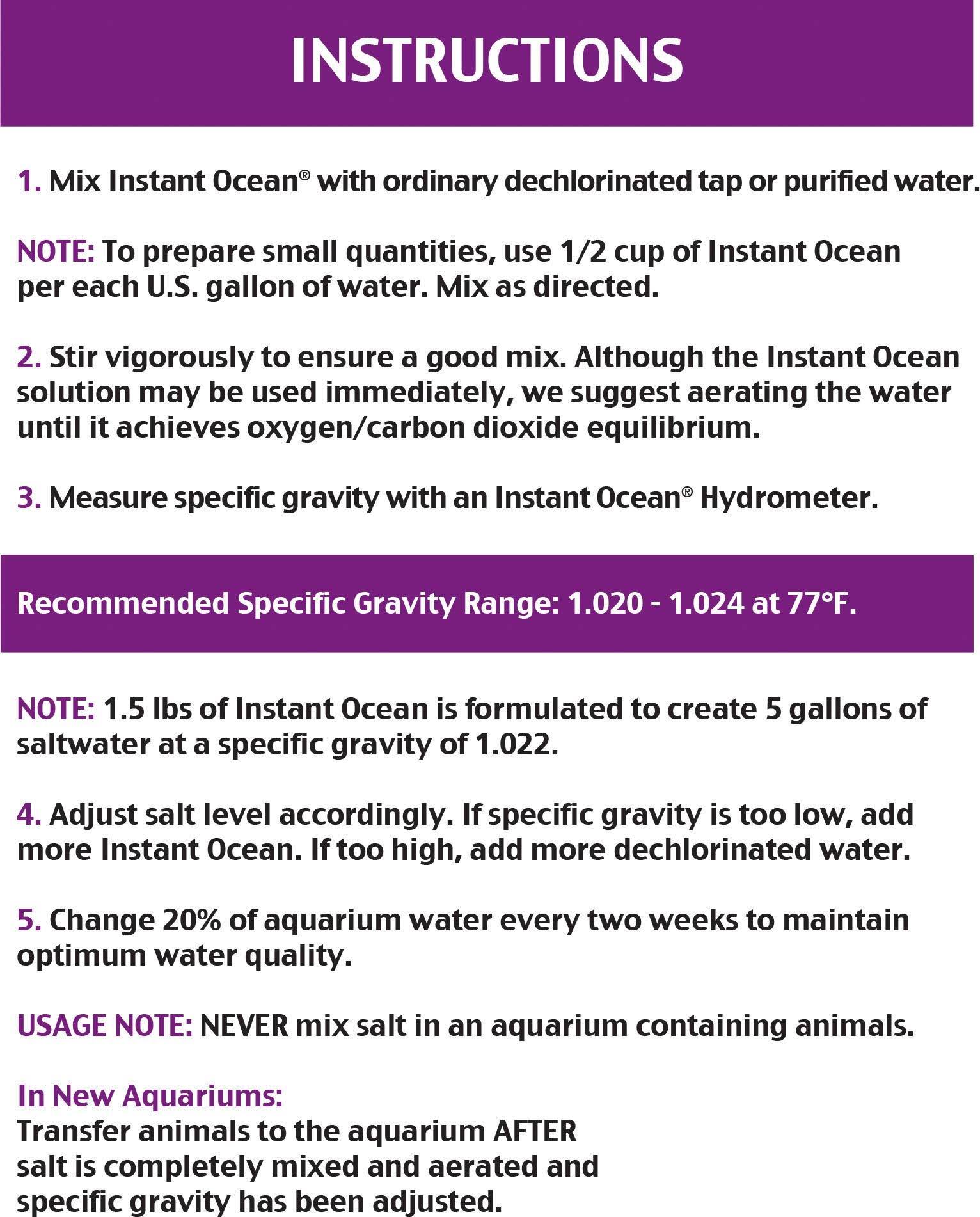Instant Ocean Sea Salt 200-Gallon