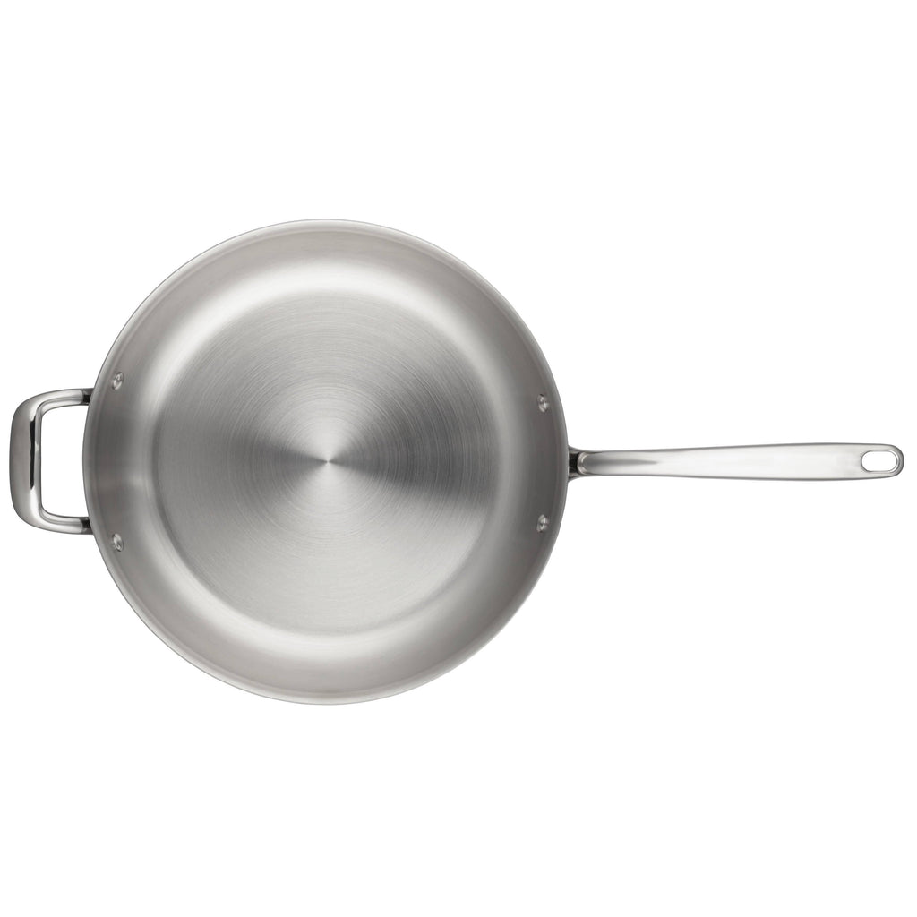 Breville Thermal Pro 12.5x22 Clad Stainless Steel Fry Pan with Helper Handle