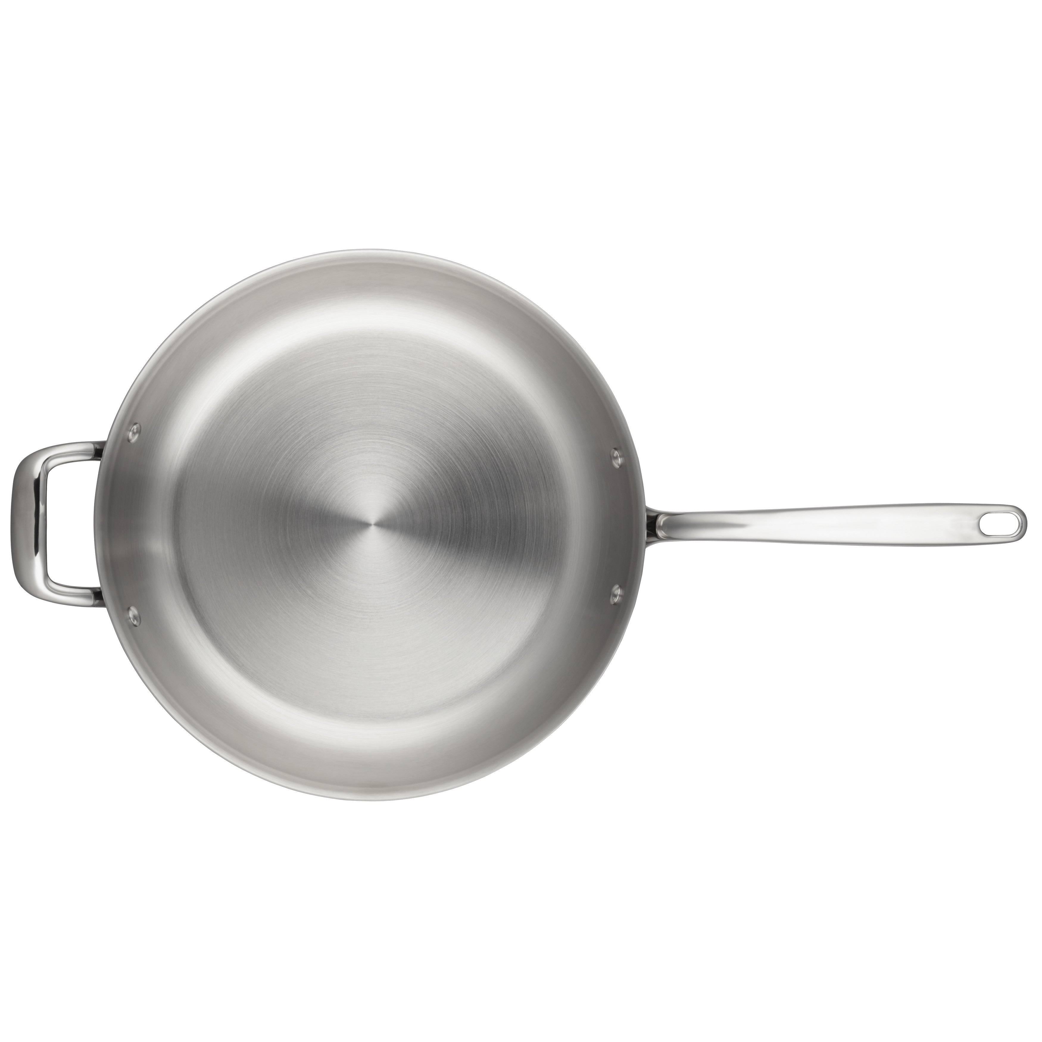 Breville Thermal Pro 12.5x22 Clad Stainless Steel Fry Pan with Helper Handle