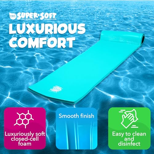 TRC Recreation Foam Swimming Pool Float, Floating Water Lounger, Splash 1.25”