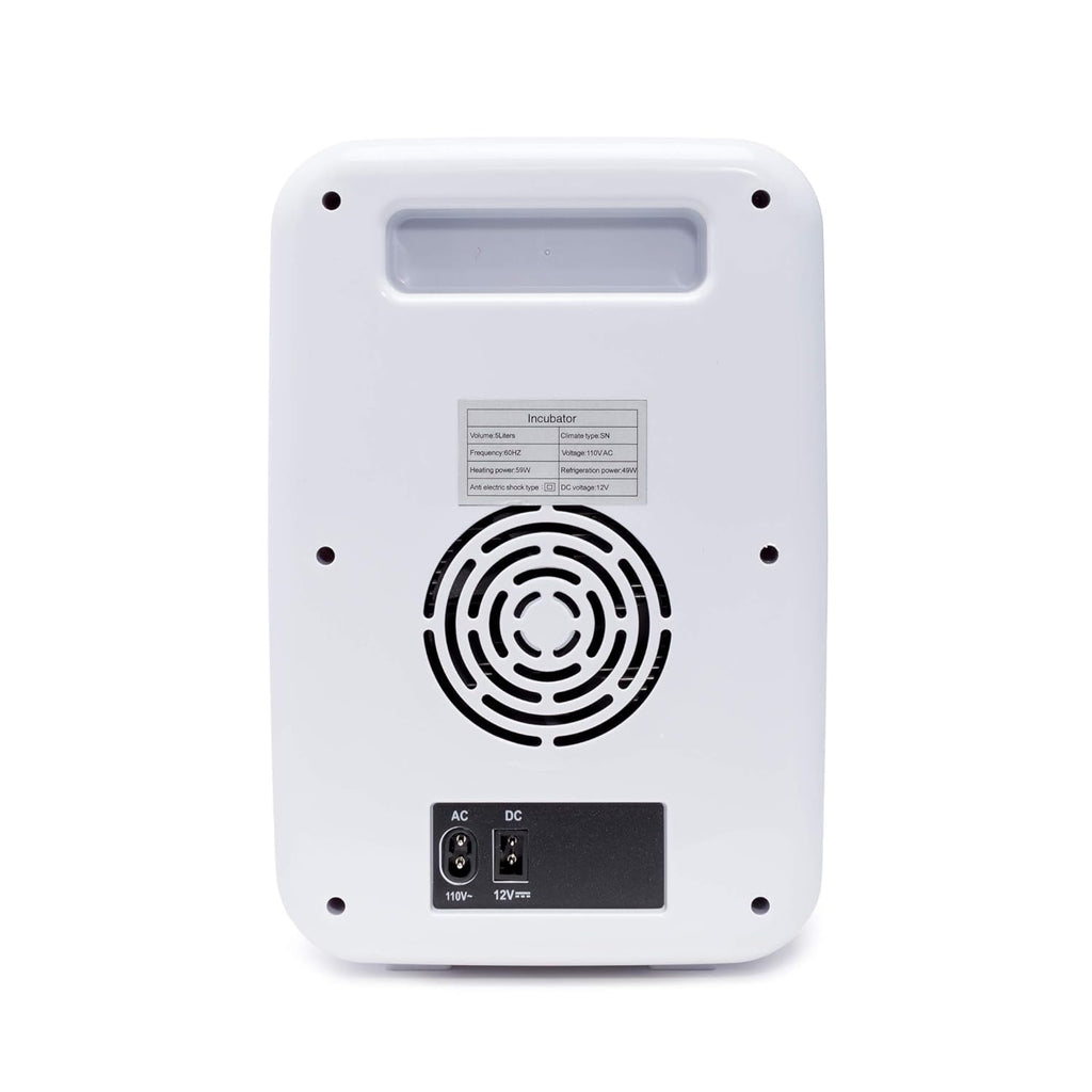 IVYX Scientific 5L Incubator - Precise Temperature Control from 0°C to +55°C, 12V/110V