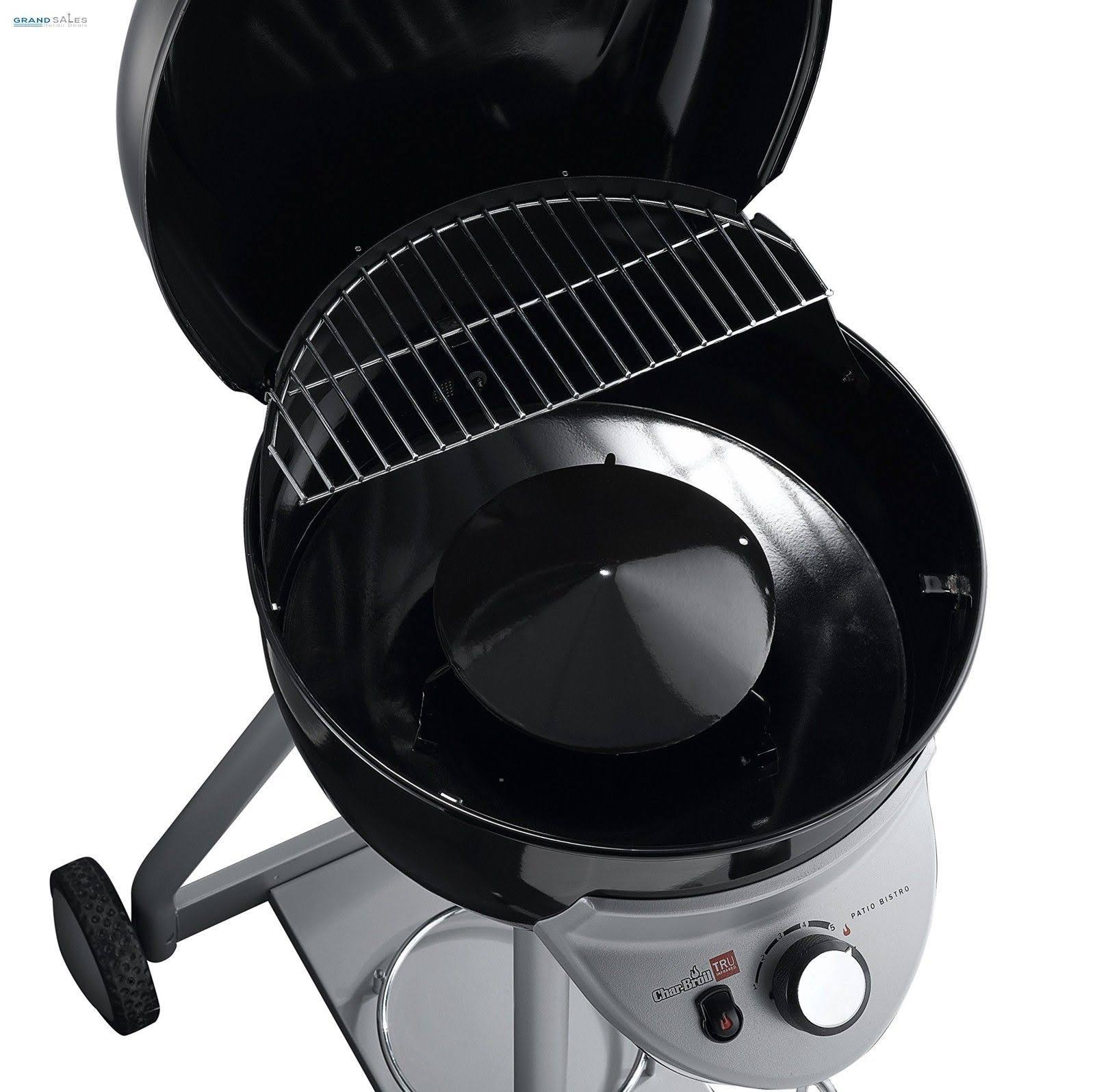 CharBroil TRUInfrared Patio Bistro Gas Grill  Black