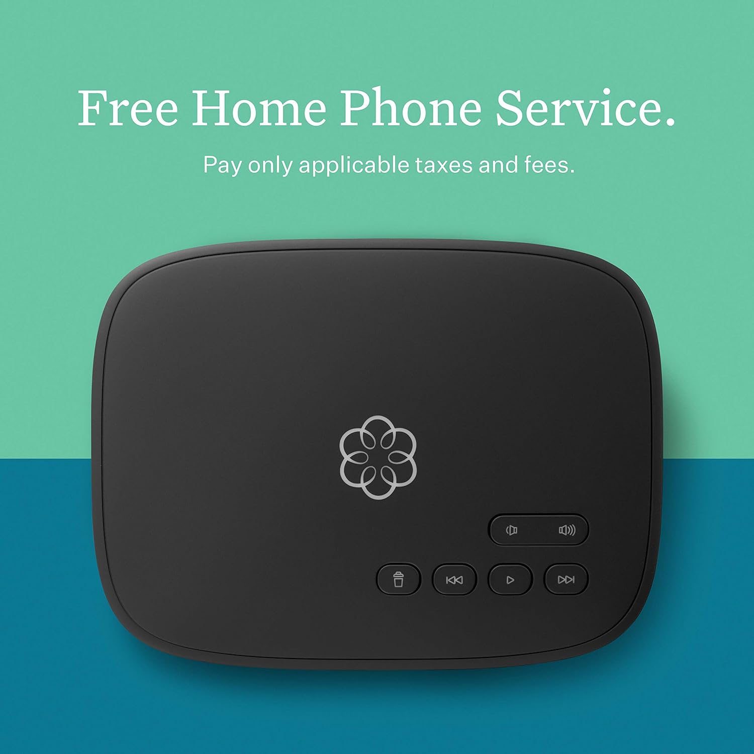 ooma DP1-T Wireless Business Desk Phone. Connects wirelessly to ooma Telo Base Station. Works with ooma Telo VoIP Free Internet Home Phone Service,Black