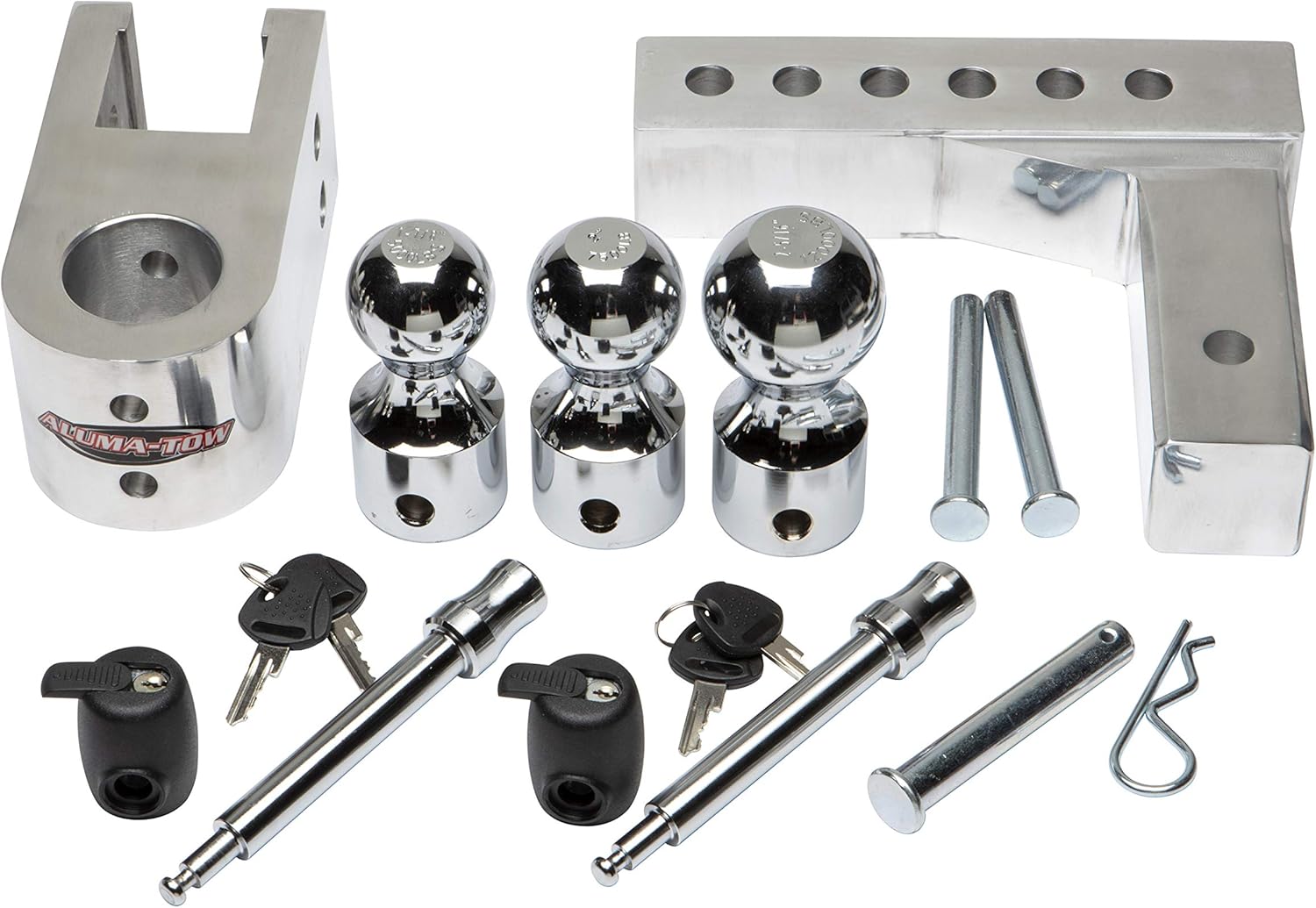 Uriah Products Aluma-Tow 6 Drop Ball Mount for 2 Receiver (UT623410)