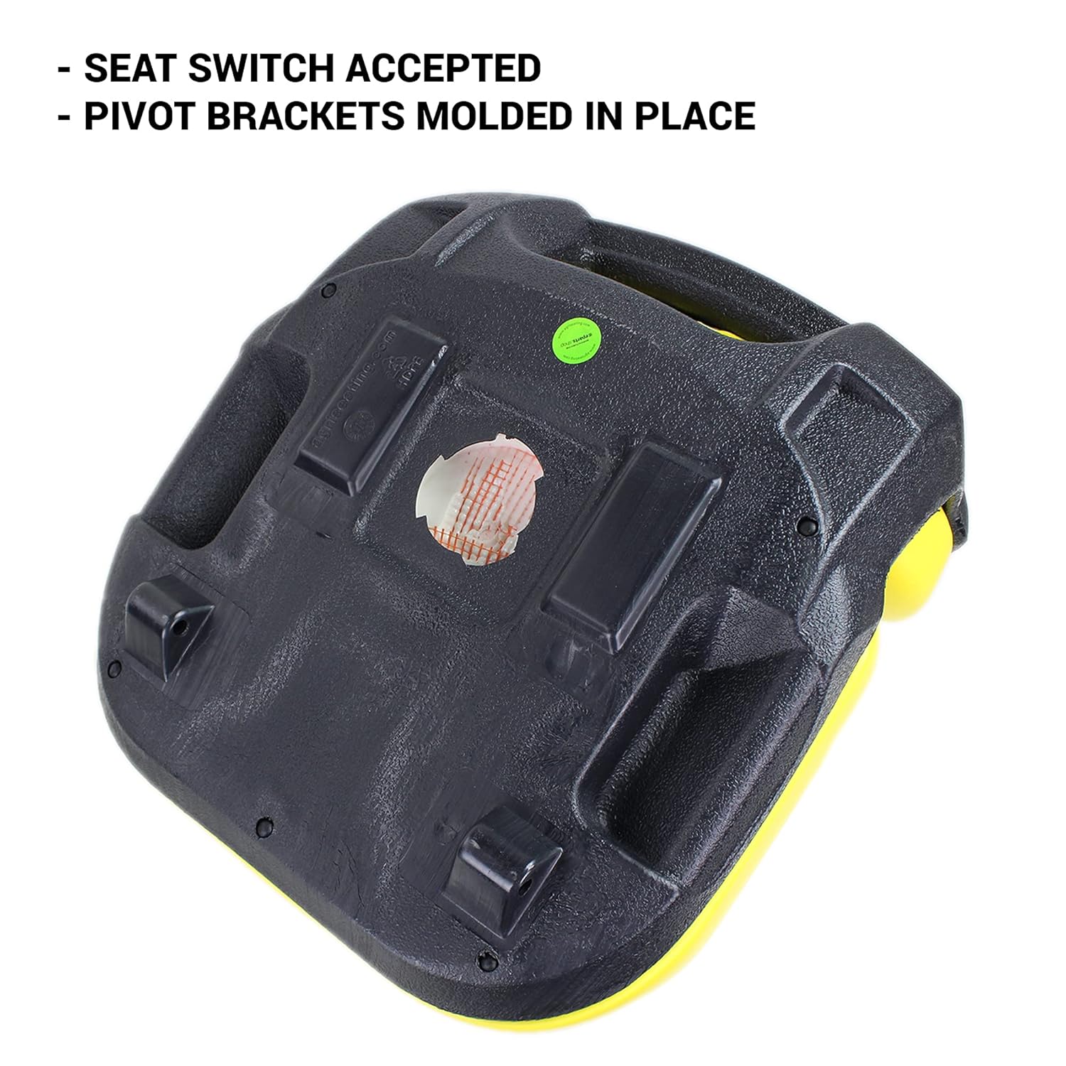 E-AUC11188 Deluxe Yellow Seat for John Deere Lawn Tractors X360, X340, X324, X320, X300R, X304, X300, X305R, X310, X330, X350, X350R, X354, X384, X380, X370, X394, X390, X580, X570+