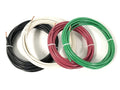 AC/DC Wire and Supply 20' ea THHN Thwn 6 AWG Gauge - Black - White - Red - + 10 AWG Green Ground Hook Up Building Wire