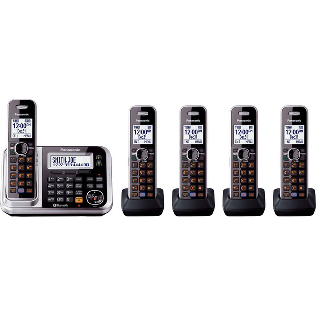 Panasonic Kx-tg785sk Dect 6.0 5-Handset Cordless Phone System