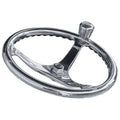 Edson 13 in. SS Comfort Grip Steering Wheel W PowerKnob