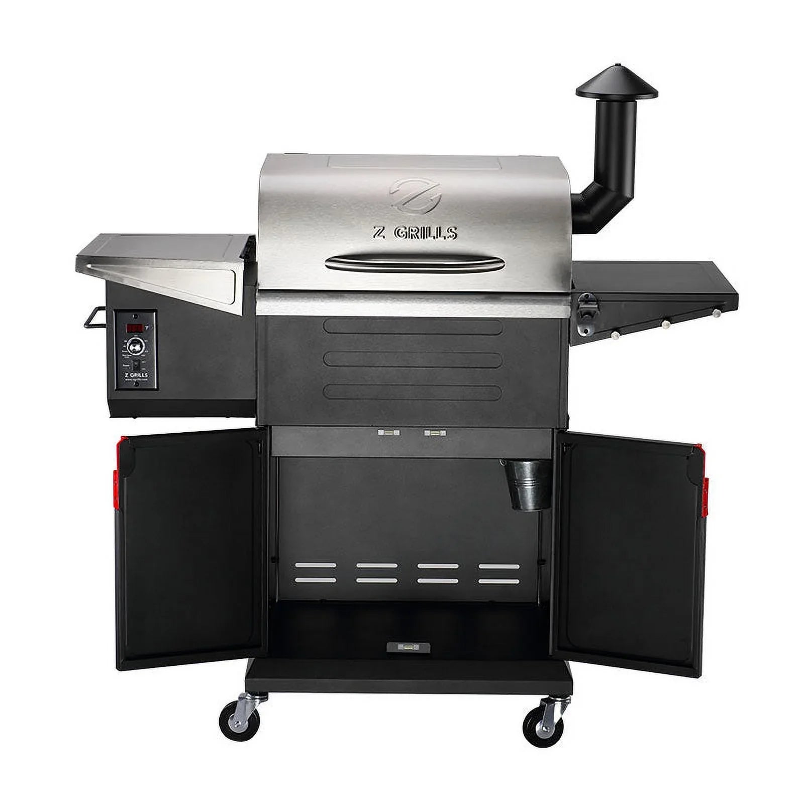 Z GRILLS Wood Pellet Grill Smoker with PID Technology, Auto Temperature Control, Direct Flame Searing Function, 572 sq in Cooking Area for Outdoor BBQ
