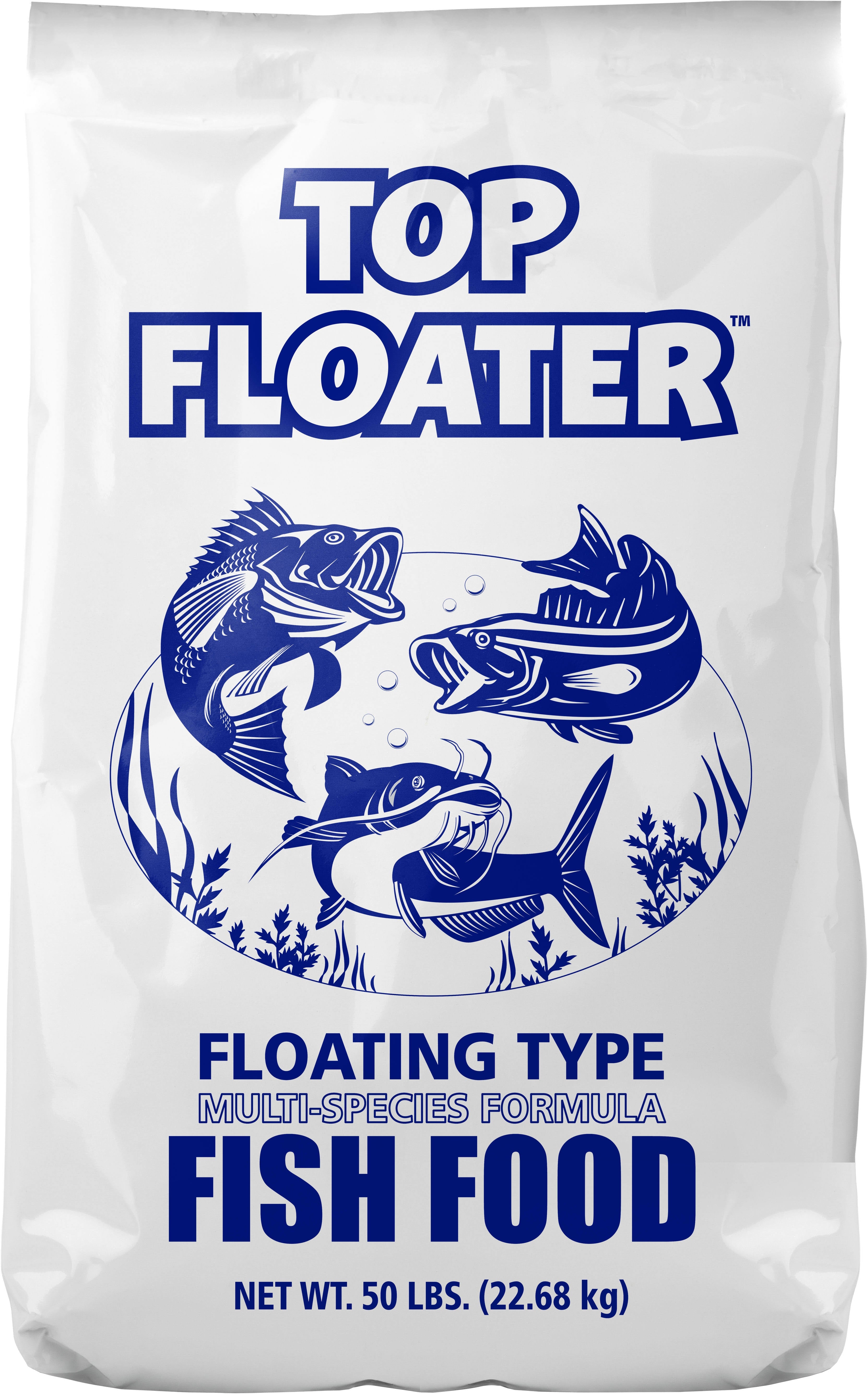 Top Floater Fish Food, 50-Lbs.