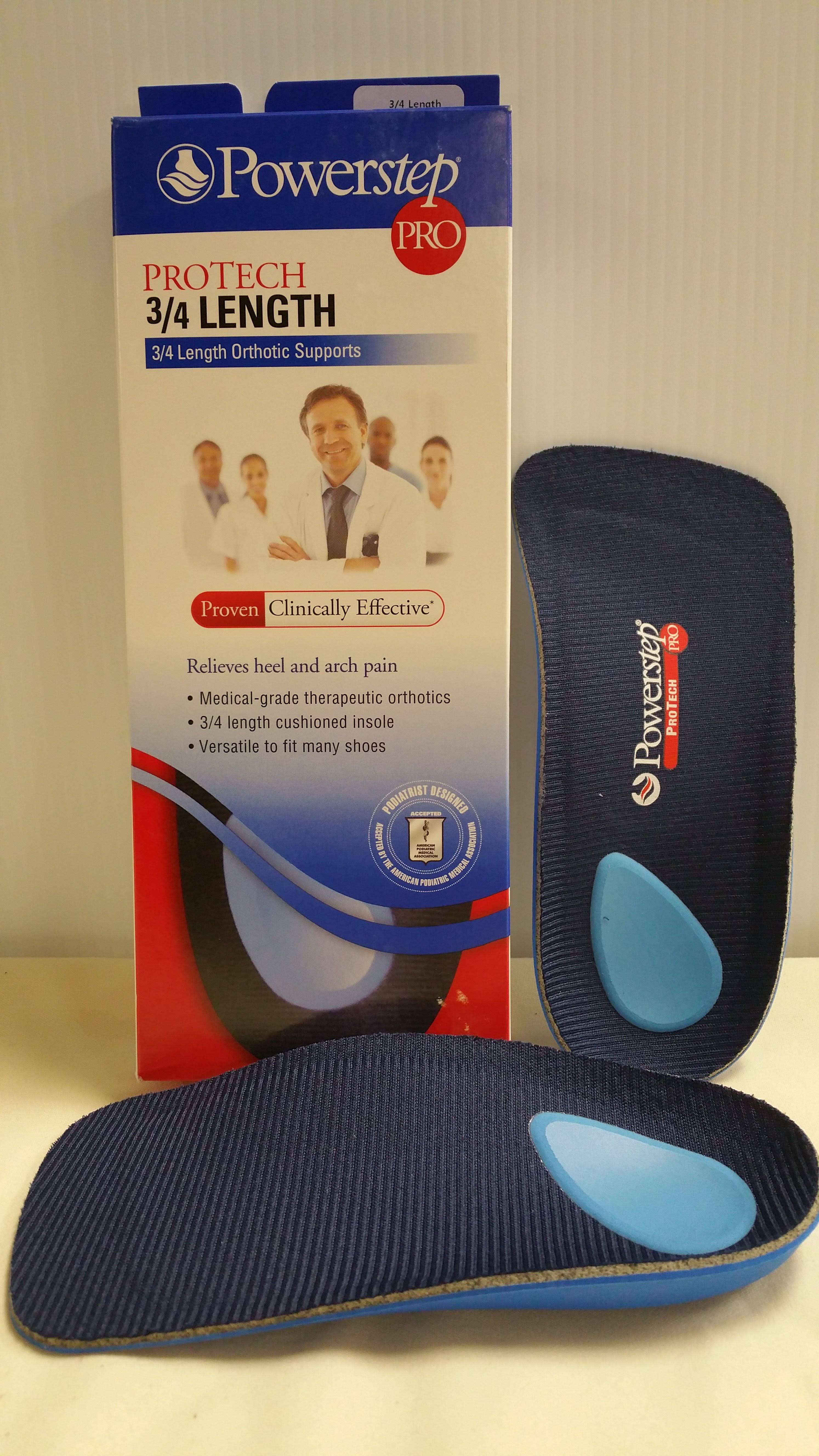 PowerStep Protech 3/4 Length Orthotic Insoles
