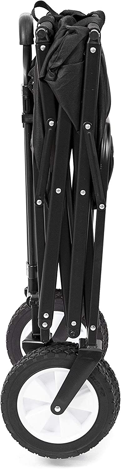 MacSports Collapsible Folding Outdoor Utility Wagon�� Black