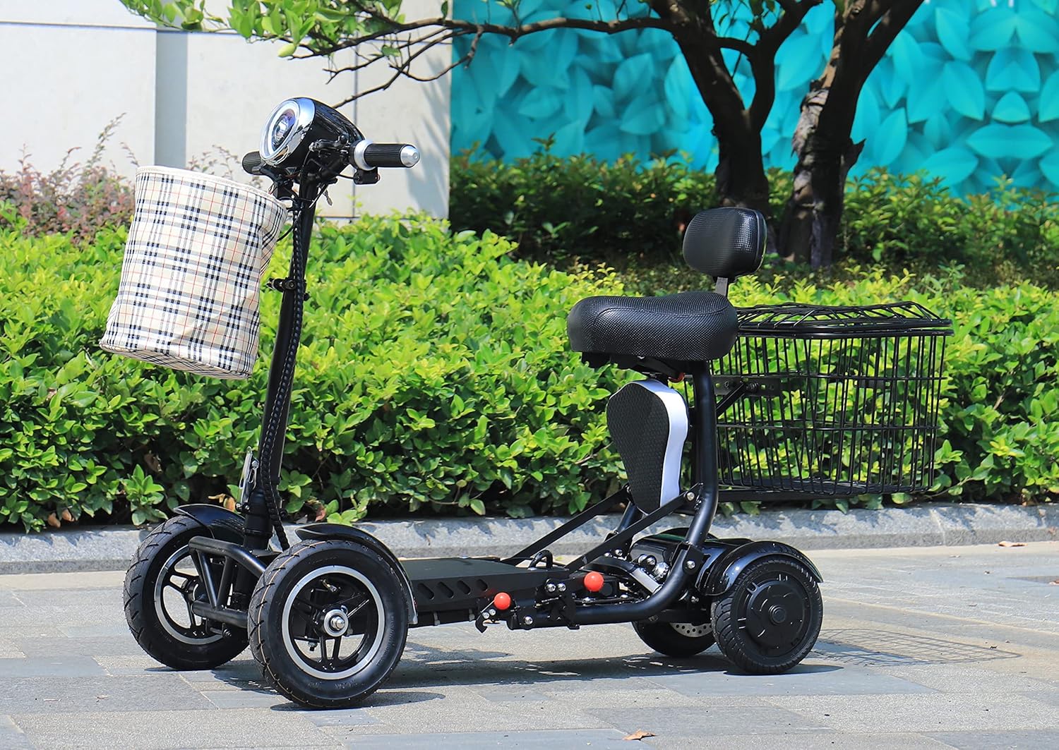 Generic 2022 New United Mobility City Slicker Battery Powered Mobility Scooter Heavy Duty Lightweight Folding 17 Miles Range Scooter (White)