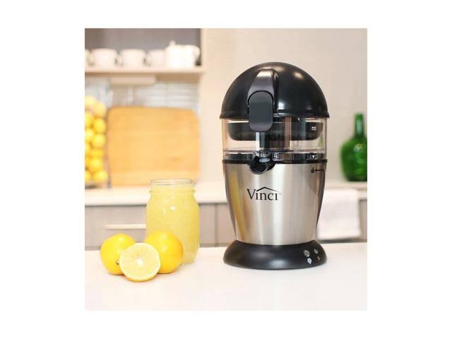 Vinci Hands-Free Electric Citrus Juicer | 1-Button Easy Press Lemon Lime Oran...