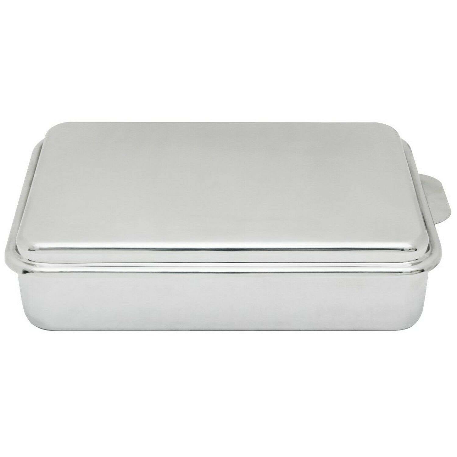 Lindy&s 8W44 Stainless Steel 9 x 13 Inches Covered Cake Pan