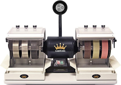 CabKing 6 Cabbing Machine | Lapidary Rock Grinder Polisher | Model CABKING-6V3