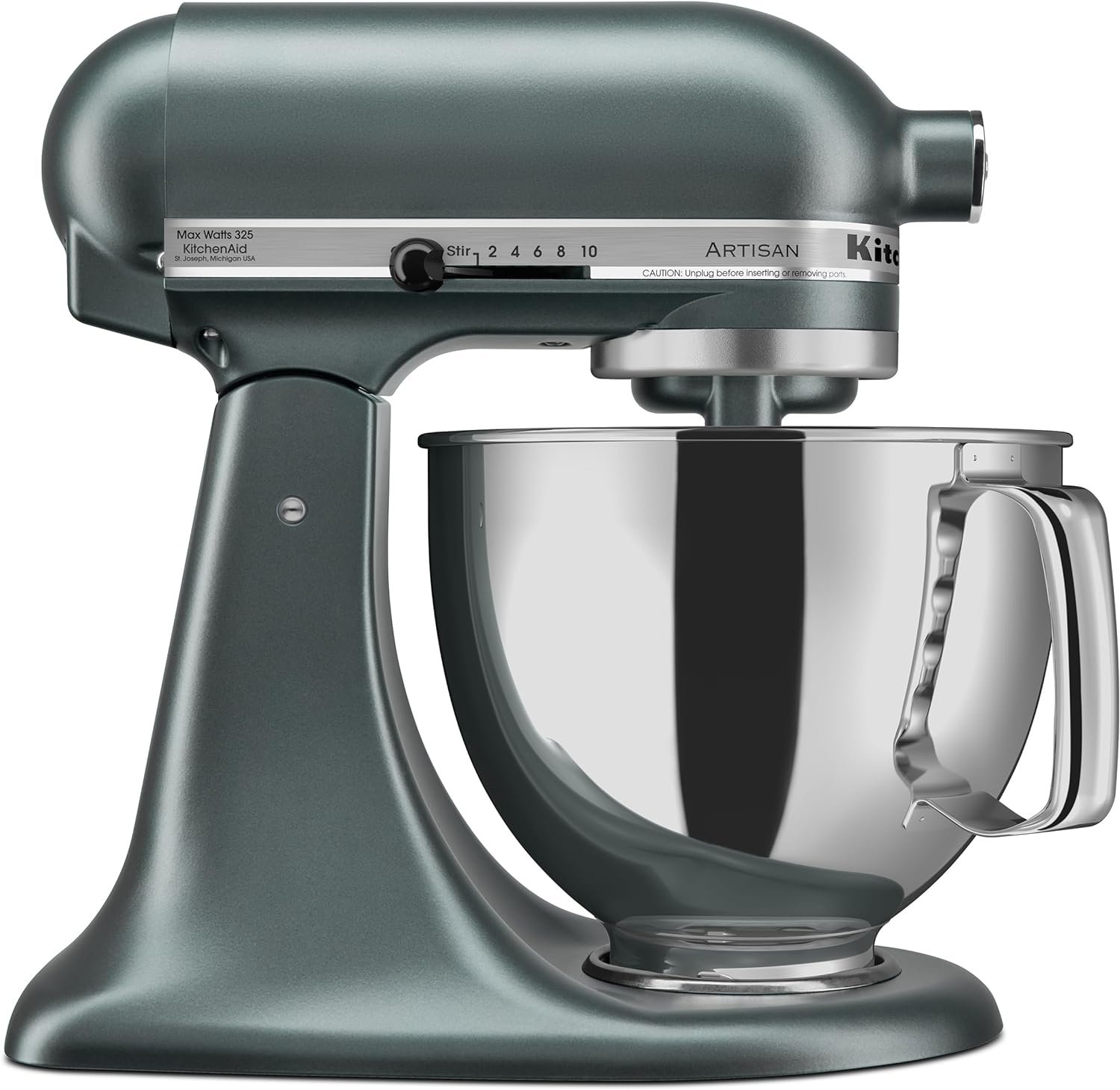 KitchenAid Artisan Series 5 Quart Tilt Head Stand Mixer with Pouring Shield KSM150PS, Cast Iron