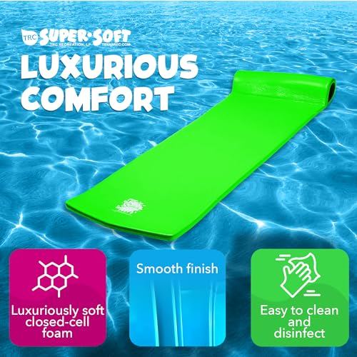TRC Recreation Foam Swimming Pool Float, Floating Water Lounger, Splash 1.25”