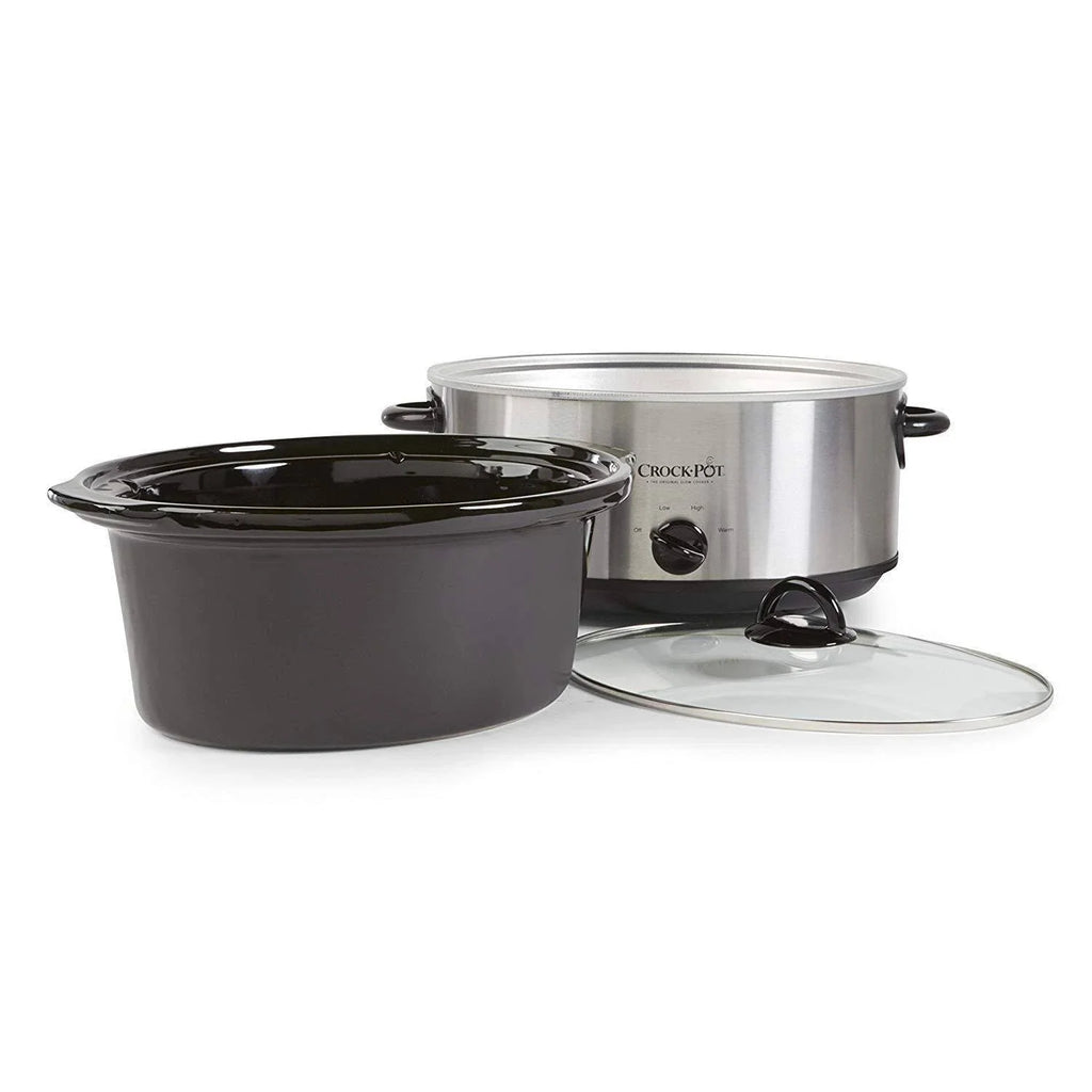 Crock-pot Scv700ss Stainless Steel 7-Quart Oval Manual Slow Cooker, 7 Quart