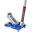Jack Floor 1.5 Ton 3000 Lb Car Lift Low Profile Rapid Pump Lift Aluminum Racing Car-Blue